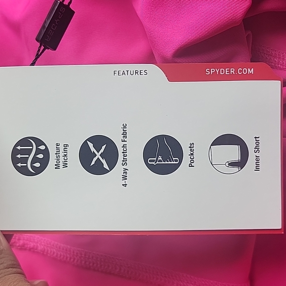 Spyder Pink Active Tank Dress Size XL - Picture 5 of 8